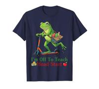 Im Off To Enseñar Head Start Frog Scooter Back School Teacher Camiseta