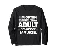 I'm Often Mistaken for An Adult Because Age Funny Sarcastic Manga Larga