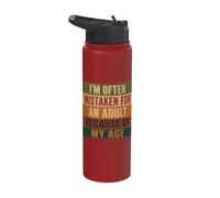 I'm Often Mistaken for an Adult Because of My Age Stainless Steel Insulated Water Bottle