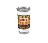 I'm Often Mistaken for an Adult Because of My Age Vaso térmico de acero inoxidable de doble pared