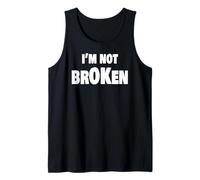 I'm Ok Broken Grief Keepsake Invisible Illness I'm Not Ok Camiseta sin Mangas