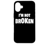 I'm Ok Broken Grief Keepsake Invisible Illness I'm Not Ok Carcasa para iPhone 16 Plus