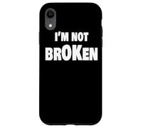 I'm Ok Broken Grief Keepsake Invisible Illness I'm Not Ok Carcasa para iPhone XR
