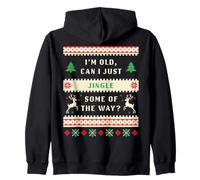 I'm Old, Can I Just Jingle Some of The Way? Christmas Ugly Sudadera con Capucha