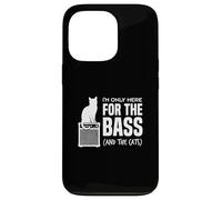 Im Only Here For The Bass and The Cats Bajista Jugador Gato Carcasa para iPhone 13 Pro