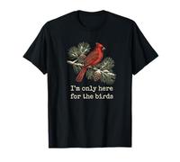 Im Only Here For The Birds Vintage Cardinal Birder Camiseta