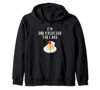 I'm Only Here For The Cake Funny Bakery Meme Costume Cakes Sudadera con Capucha