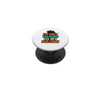 I'm Only Talking To My Dog Today - Divertido diseño de Perro PopSockets PopGrip Adhesivo