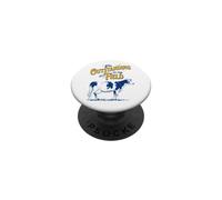 I'm Outstanding In My Field Cow Pun for Farmers Dad Joke PopSockets PopGrip Adhesivo