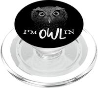 I'm Owl In All In Poker Compromiso Total Búho PopSockets PopGrip para MagSafe