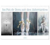 Im Pas de Deux mit der Stille (Wandkalender 2026 DIN A3 quer), CALVENDO Monatskalender: Ballett mit fantasievollen Szenerien