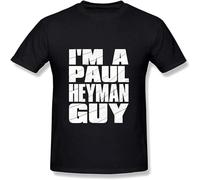 Im Paul Heyman Guy Casual Crew Neck Sleeve Men's Short Unisex tee Top Clothing Black 3XL
