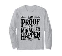 I'm Proof That Miracles Happen - Cita inspiradora Manga Larga
