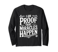 I'm Proof That Miracles Happen - Cita inspiradora Manga Larga