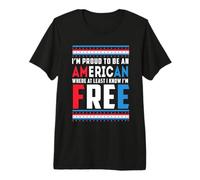 I'm Proud To Be An America Patriotic Funny 4th of July Camiseta Premium