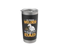 I'm Proud Welder But Nothing Beats Being Dad Welders Welding Vaso térmico de acero inoxidable de doble pared