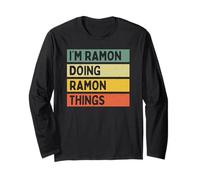 I'm Ramon Doing Ramon Things - Cita Personalizada Divertida Manga Larga