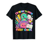 I'm Ready For 1st Grade T Rex Dinosaur Back To School Camiseta