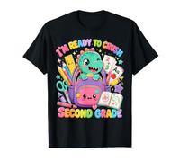 I'm Ready For 2nd Grade T Rex Dinosaur Back To School Camiseta