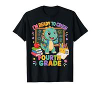I'm Ready For 4th Grade T Rex Dinosaur Back To School Camiseta