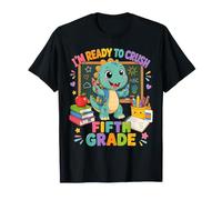 I'm Ready For 5th Grade T Rex Dinosaur Back To School Camiseta