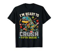 I'm Ready For 5th Grade T Rex Dinosaur Back To School Camiseta