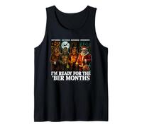 Im Ready For The ber Months Bigfoot Halloween Fall Vibes Fun Camiseta sin Mangas