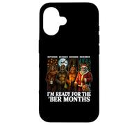 Im Ready For The ber Months Bigfoot Halloween Fall Vibes Fun Carcasa para iPhone 16