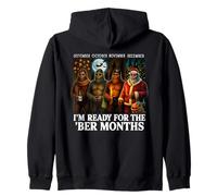 Im Ready For The ber Months Bigfoot Halloween Fall Vibes Fun Sudadera con Capucha