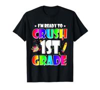 I'm Ready To Crush 1st Grade Back To School Teacher Student Camiseta