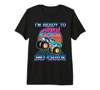 I'm Ready To Crush 2nd Grade Monster Truck Back to School Camiseta Premium