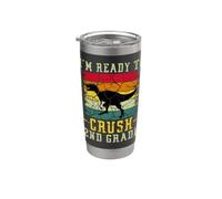 I'm Ready To Crush 2nd Grade T Rex Dinosaur Back To School Vaso térmico de acero inoxidable de doble pared