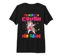 I'm Ready To Crush 2nd Grade Unicorn Dabbing Back to School Camiseta Premium