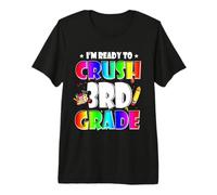 I'm Ready To Crush 3rd Grade Back To School Teacher Student Camiseta Premium