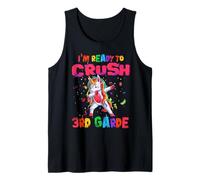I'm Ready To Crush 3rd Grade Dabbing Unicorn Back to School Camiseta sin Mangas