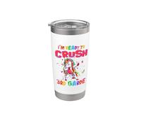 I'm Ready To Crush 3rd Grade Dabbing Unicorn Back to School Vaso térmico de acero inoxidable de doble pared