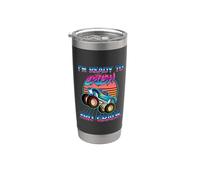 I'm Ready To Crush 3rd Grade Monster Truck Back to School Vaso térmico de acero inoxidable de doble pared