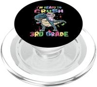I'm Ready To Crush 3rd Grade Unicorn Dinosaur Back to School PopSockets PopGrip para MagSafe