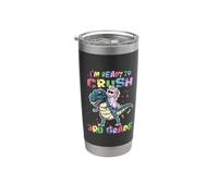 I'm Ready To Crush 3rd Grade Unicorn Dinosaur Back to School Vaso térmico de acero inoxidable de doble pared