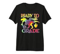 I'm Ready To Crush 4th Grade Dinosaurs Back To School Camiseta Premium