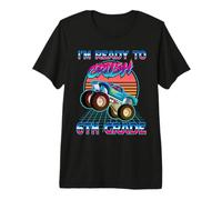 I'm Ready To Crush 6th Grade Monster Truck Back to School Camiseta Premium