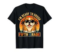 I'm Ready to Crush - Gafas de Sol de Bulldog de Quinto Grado, Retro, Divertidas Camiseta