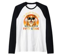 I'm Ready to Crush - Gafas de Sol de Bulldog de Quinto Grado, Retro, Divertidas Camiseta Manga Raglan