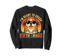 I'm Ready to Crush - Gafas de Sol de Bulldog de Quinto Grado, Retro, Divertidas Sudadera