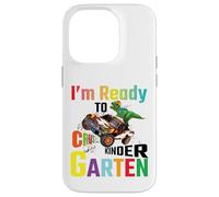 I'm Ready to Crush Kindergarten Boys Back to School Dinosaur Carcasa para iPhone 14 Pro