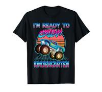 I'm Ready To Crush Kindergarten Monster Truck Back To School Camiseta gráfica económica