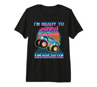 I'm Ready To Crush Kindergarten Monster Truck Back To School Camiseta Premium
