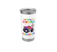 I'm Ready To Crush Kindergarten Unicorn Monster Truck Vaso térmico de acero inoxidable de doble pared