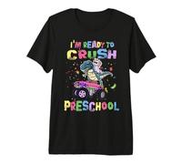 I'm Ready To Crush Preschool Unicorn Dinosaur Monster Truck Camiseta Premium