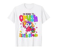 I'm Ready To Crush Sexto Grade Unicorn Back To School Girls Camiseta
